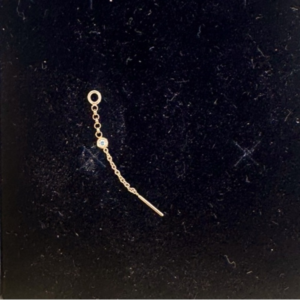 Pupil Hall Yellow Gold + Diamond Instant Connection Duster - new